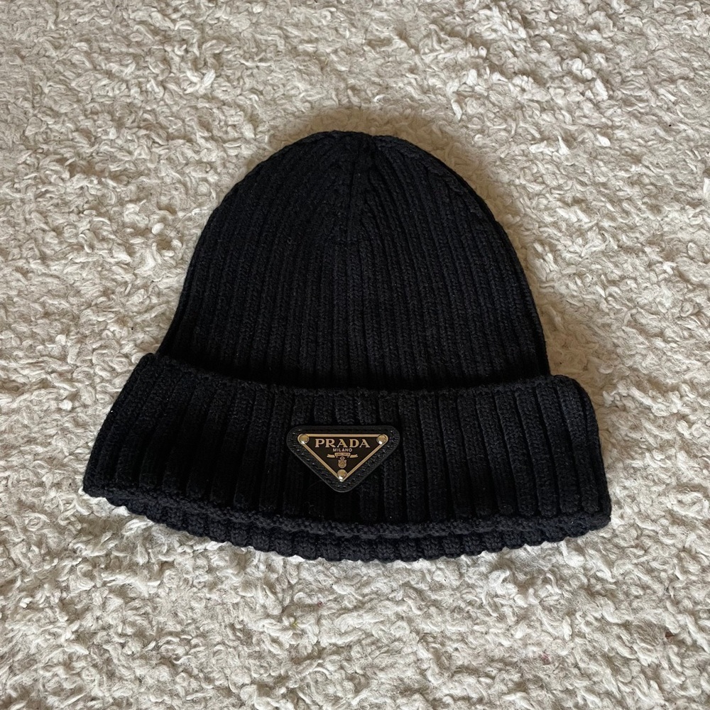 Prada Black Winter Hat